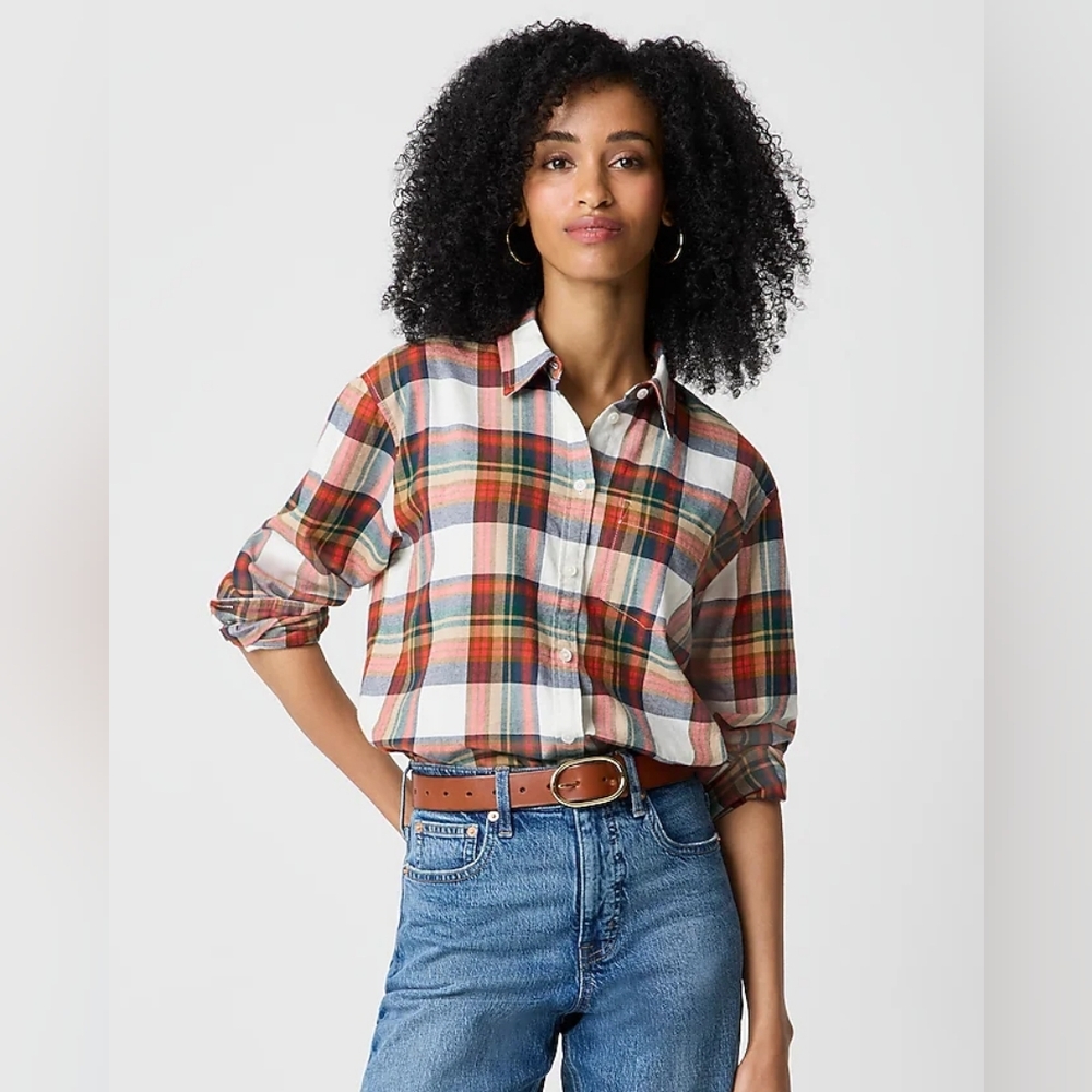 J Crew women's flannel